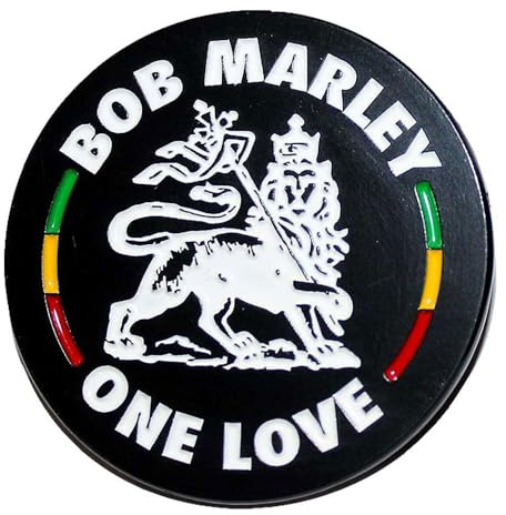 Bob Marley Lion Pin Badge One Size