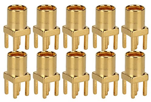 flexman 10 Teiliger Funkantennenadapter, OFC MMCX Stecker Koaxialkabel für GPS Systeme, Rotierende Antennenbaugruppen, Empfänger, Scanner, Messgeräte, Internet Router