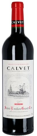 Calvet - Saint Emilion Grand Cru, Grand Vin rouge de Bordeaux (1 x 0,75L)