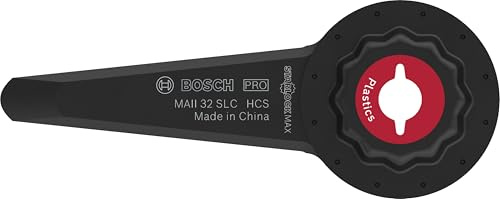 Bosch 1x PRO MAII 32 SLC Caulk Knife | for Silicone, Rubber, Width 32 mm, Professional Accessory Multitool