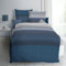 *** Kaeppel Mako-Satin Bettwäsche 135x200 80x80 mit Reißverschluss (blau) ***