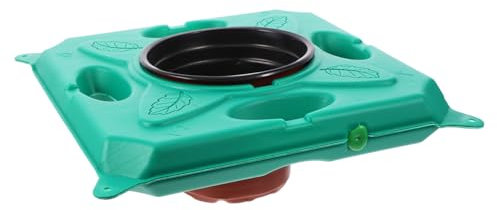Levemolo 1 Jeu île Flottante végétale Parc Aquatique Île hydroponique Accessoire pour Zones humides Île aux Plantes flottantes Île Flottante pour étangs Accessoire de Jardinage PE