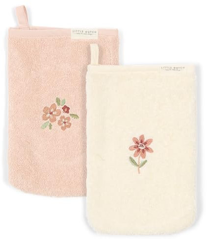 Little Dutch TE52154031 Waschlappen 2er Set Frottee - Fairy Garden