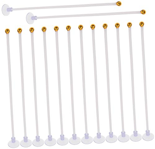 BESPORTBLE Lot de 20 Mâts De Drapeau À Ventouse pour Fenêtre De Voiture Fixation Murale Télescopique avec Piquet De Sol en Plastique