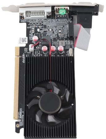ZDETGU 2GB DDR3 64bit PCIe Grafics Gaming Tarjeta de Video Tarjeta VGA con Memoria de 700MHz Core 1200MHz para 10 11 7 8 Desktop PC