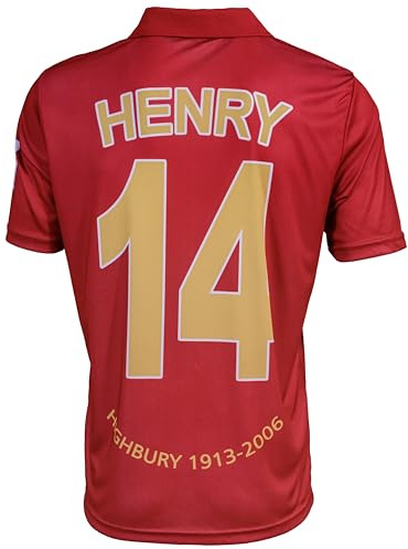 Heim Trikot #14 Henry Nostalgische Trikots Football Fußball Trikot Erwachsenengrößen(XL,Henry)