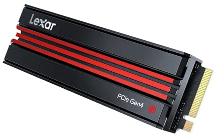 Lexar EQ790 PS5 SSD 1 to, Disque SSD Interne M.2 NVMe 1.4 avec dissipateur Thermique, 2280 PCIe Gen4x4, jusqu'à 7 000 Mo/s en Lecture, Compatible avec PS5, Ordinateur de Bureau et Portable