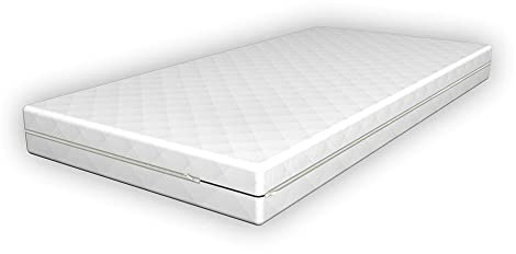 Matelas de Bébé d'enfant Épaisseur 11 cm Hypoallergénique Imperméable Fabriqué en EU Mousse Froid Antiallergique 23 kg/m³ 80 x 160 cm