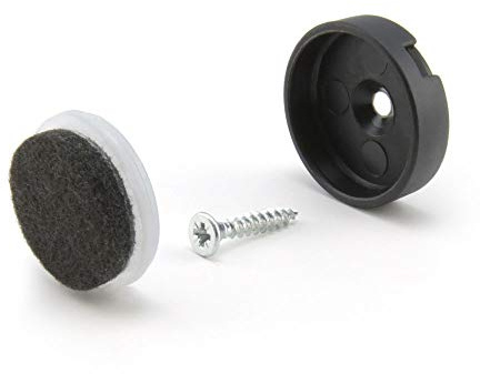 WAGNER Quick Click Natural Komplett Set 25 mm Stuhlgleiter Möbelgleiter System (24)