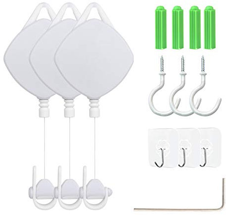 Ourine VR Seilzug-Kabel-Management, einziehbares Deckenrollensystem kompatibel für HTC Vive/Rift S/ Quest2 VR Zubehör