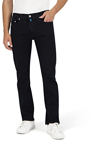 Pierre Cardin Herren Jeans Lyon | Männer Hose | Tapered Fit | Blue/Black Used Washed | Blue/Black Used 8002 6802 | 44W - 32L