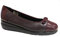 Melluso Ballerina da Donna in Pelle e Vernice con Zeppa - K55233 (bordò, Numeric_39)