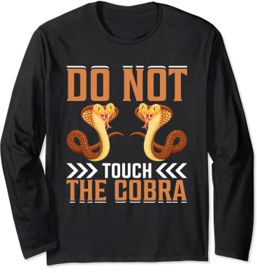 Non toccare il Cobra Maglia a Manica