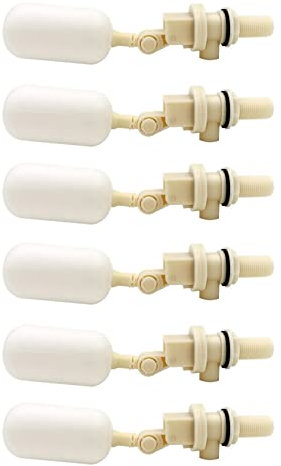 Daconovo 6 Pack Galleggiante Valvola per Abbeveratoio Automatico Ciotola Bovini Capra Pecora Maiale Cane Cane Auge Forniture Agricole