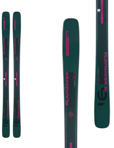 elan Skier ohne Befestigungen, Playmaker 91, schwarz, Herren – Größe 172 – Schwarz