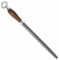 F. DICK Wetzstab, DarkNitro (Wetzstahl 30 cm Spezialbeschichtung für hohen Abtrag, harte Messer Messerschärfer oval magnetisiert Griff Eichenholz Made in Germany) 71103302, Eiche