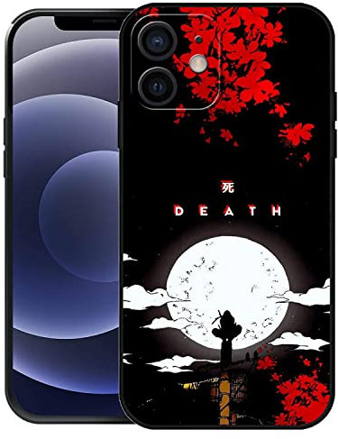 Fnrmom Anime Phone Case for iPhone 12 Mini Case, Anime Manga Phone Cases for Girls Boys Women Men, Anti-Scratch Shockproof Slim Soft TPU Phone Cases for Anime Fans iPhone 12 Mini 5.4