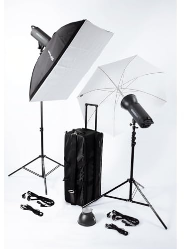 HELIOS 600P III Profi-Blitzstudio 2er-Set