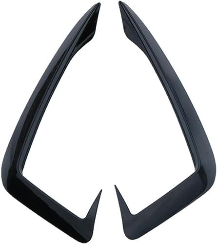 Auto Frontlippe Frontspoiler für Audi A4 B9 2017-2019,Front Stoßstange Splitter Canard Diffusor Body Kit,A-Black