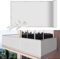 Balkon Sichtschutz Ohne Bohren 60 x 950 cm Sonnenschutz Wetterfester Balkonschutz Balkon Abdeckung mit Kabelbinder für Geländer Deck Pool, Weiß
