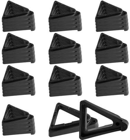 40 Pcs Plant Pot Feet for Outdoor Plant Pots, Feet for Garden Pots, Triangle Plant Pot Risers, Invisible Pot Toes Plant Feet, Flower Risers for Indoor Outdoor Garden Plant Flower Terracotta Pot Feet