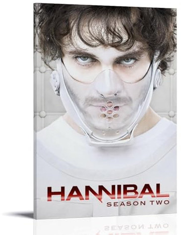 YAWRGJWRG Hannibal Horror-TV-Serie2-Poster, dekoratives ästhetisches Leinwandposter, Wandkunst, Dekor, Wohnzimmer, modernes Familienschlafzimmer, Musik-Filmposter, 20 x 30 cm, Rahmenstil-9