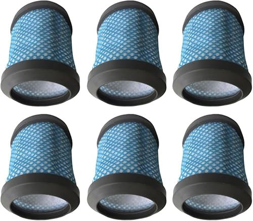 YUETTYY Lot de 2/4/6 filtres d'échappement T113 pour aspirateur Hoover Freedom FD22, lavables et réutilisables (6 pièces)