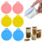 6Pcs Silicone Cup Lid,Reusable S/ilicone L/ids,Airtight Seal Li/d for Glass Jar,Reusable Yogurt Pot Lid/s,Si/licone Covers for Bowls,Sil/icone Can Covers,Silicone Stretch Lids,Sili/cone Lids for Cups