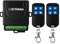 Kit radio universale 12-30V AC/DC con 2 telecomandi per Automazione Cancelli, tende, luci, comando wireless 433.92 MHz, Ricevitore 2 Canali 12-30V AC/DC (Kit da interno)