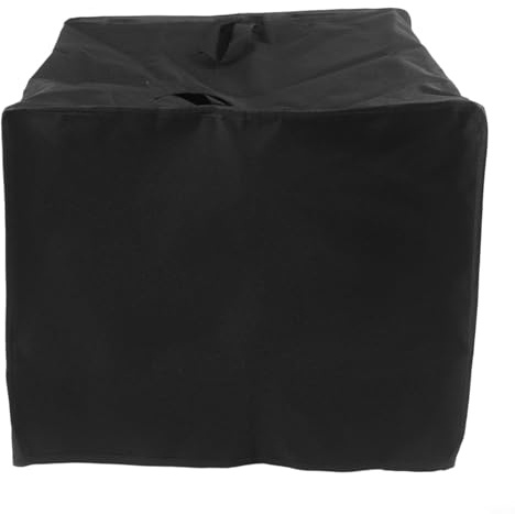 MoSundi Housse de protection imperméable Oxford 210D résistante à la chaleur pour four à micro-ondes compatible avec grille-pain et friteuse à air, noir, 44 x 42 x 38 cm