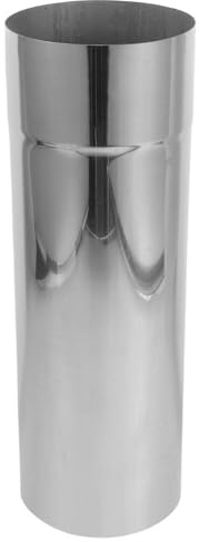 HOODANCOS Tuyau de Poêle Renforcé en Acier Inoxydable 30 CM – Conduit de Cheminée Épais pour Chauffage Bois Extension Tubulaire Compatible Chaudière et Poêle à Granulés Kit Conduit