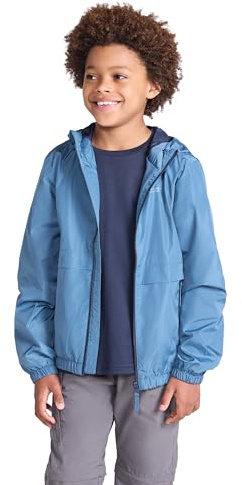 Mountain Warehouse Whisper Kids Water Resistant Jacket Blue 9-10y
