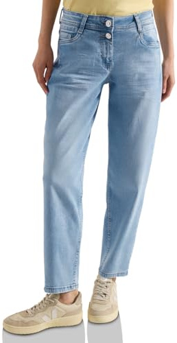 Cecil Damen High Waist Barrel Leg Jeans im Loose Fit 3818035