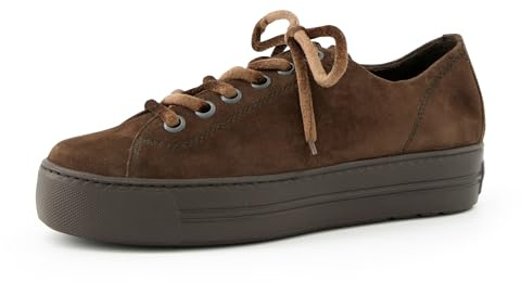 Paul Green Damen Frauen Low-Top Sneaker,Turnschuhe,Laufschuhe,schnürschuhe,schnürer,Business,Freizeit,Halbschuhe,BRAUN (BRAUN),40.5 EU / 7 UK