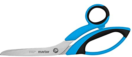 MARTOR Schere, Scharfe Sicherheitsschere, SECUPLUS 564, Extra Lange Schneide, Rostfreier Stahl, Rechts- & Linkshänder