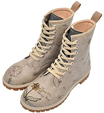 DOGO Damen Long Boots Halbhohe Stiefel, Multicolor, 39 EU