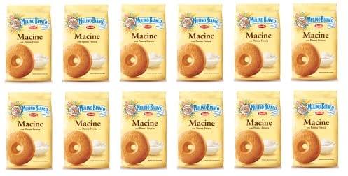 12x Mulino Bianco Macine Biscotti Italiani 350g