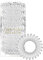 Kitsch Spiral Hair Ties for Women - Coil Hair Ties for Thick Hair, No Crease Hair Tie, Spiral Hair Ties No Damage, Hair Coils & Phone Cord Hair Ties for Thin Hair, Hair Ties Spiral, 8pcs (Transparent)
