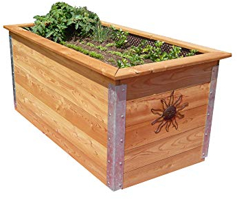 bio-garten Hochbeet aus Lärchenholz klein/Komplett Paket / 80 x 160 cm, Höhe 84 cm/Leichter Aufbau - TOP Qualität