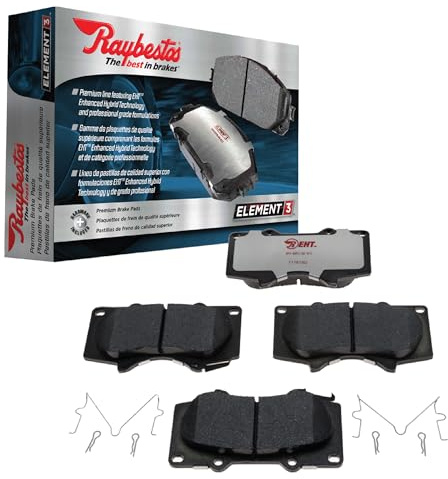 Raybestos Element3 EHT™ Automotive Replacement Front Brake Pad for Selected 2018-2020 Hyundai Elantra GT, 2018-2023 Hyundai Kona, 2019-2022 Kia Forte, and 2014-2019 Kia Soul (EHT2094H)