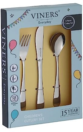Viners Everyday 3 Piece Kids Cutlery Set
