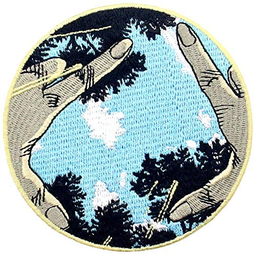 Aufnäher, bestickt, Design: Ich bin nicht alleine, Entdecken Sie Outdoor, zum Aufbügeln oder Aufnähen