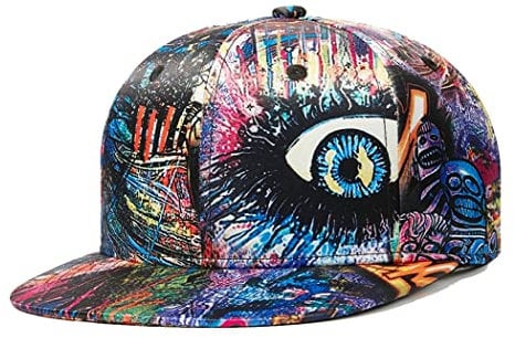 Quanhaigou Trucker-Mütze, Outdoor-Mütze, Snapback-Cap, Hip-Hop, für Herren und Damen, verstellbare Baseball-Kappen - - Einheitsgröße