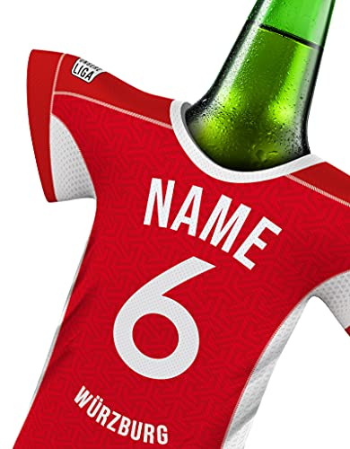 PERSONALISIERT passend für WÜRZBURG Kickers Trikot Fans | offizieller myfanshirt trikotkühler Fanartikel by SUPER-Trikot