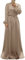 OBEEII Muslimisches Gebetskleid für Damen Elegant Cocktail Maxikleid - Muslim Kaftan Damen Ärmel des Bischofs Kleid Gebetskleidung für Frauen Sekt S