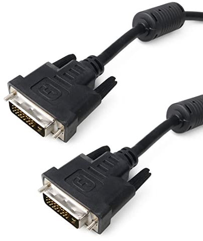 CableMarkt - Câble avec DVI-D mâle vers DVI-D mâle 24+1 Connexion Dual Link, 10 m
