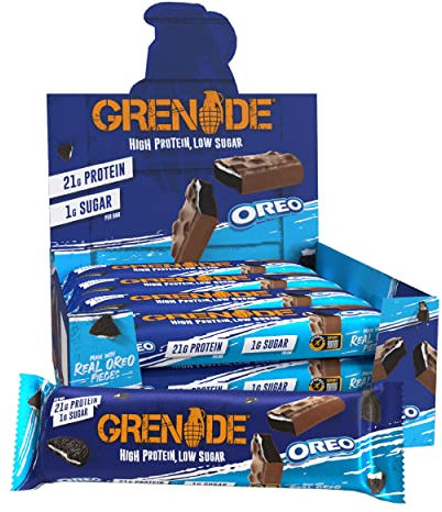 Grenade OREO Proteinriegel – Proteinreich & Zuckerarm – 12 x 60 g