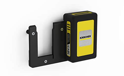NewGround Designs Akku Wandhalterung geeignet für Kärcher Akkus 18V / 36V Halterung Wandhalter [MADE IN GERMANY] (2 Akkus)