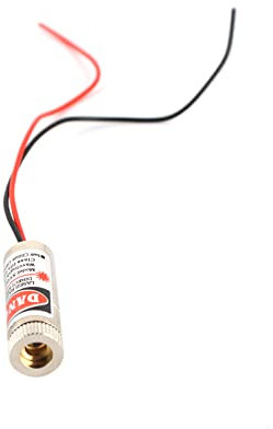 Módulo láser de línea roja de 650 nm Módulo de grupo láser industrial Distancia focal ajustable(point-1pack)