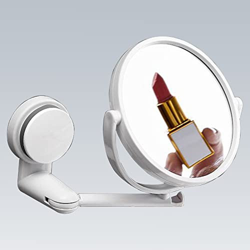 TINS Kosmetikspiegel mit 1x/3x Vergrößerung, schminkspiegel Wand, Spiegel Vergrößerung Wandmontage, 360° Drehbar, Rasierspiegel 360° Schwenkbar für Badezimmer und Zuhause